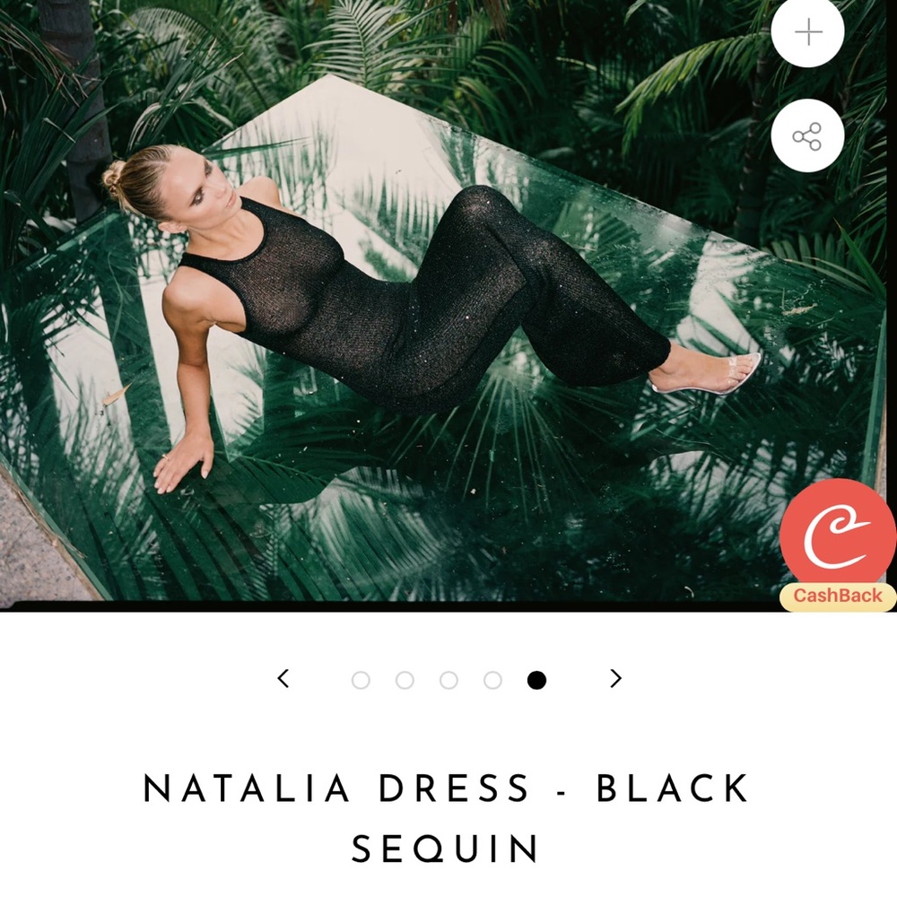 NWT ASTA RESORT BLACK DRESS